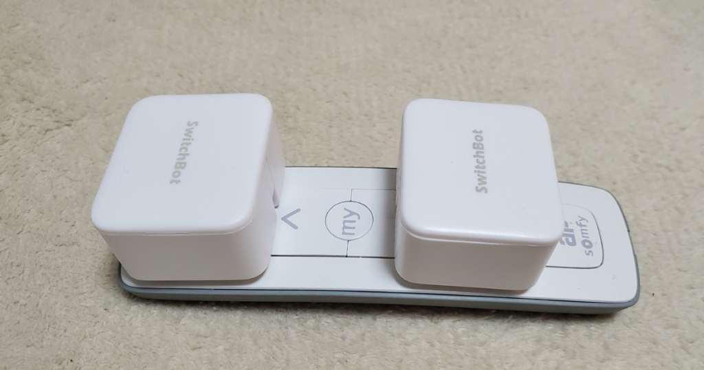 電動シャッターリモコンにボット