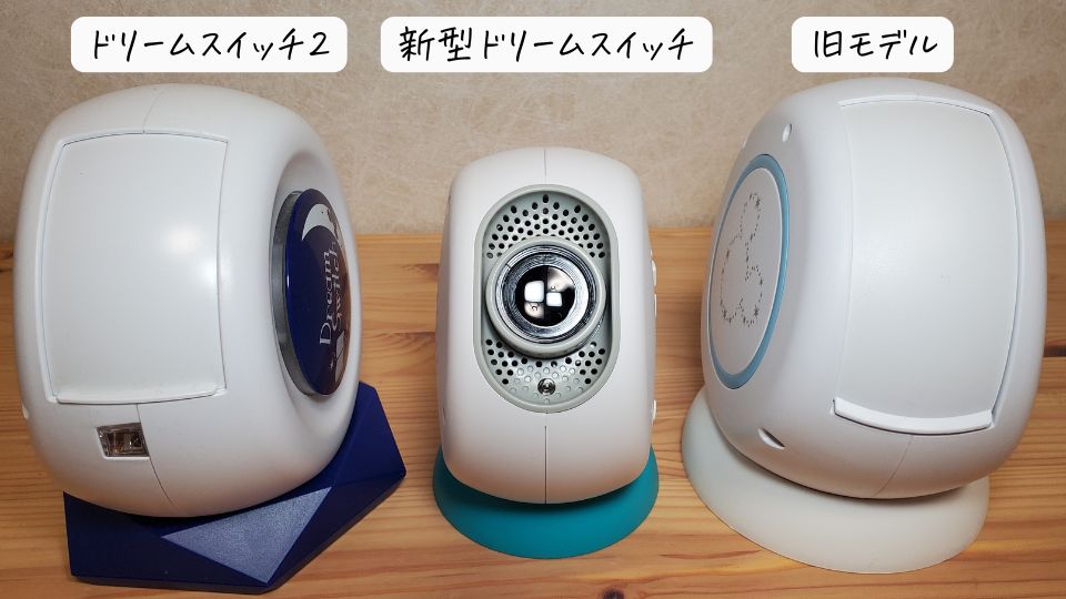 新型ドリームスイッチにレンズカバーなし